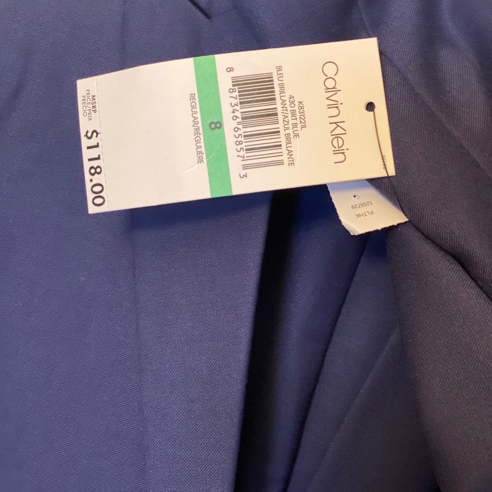 2 piece boys Calvin Klein blue suit